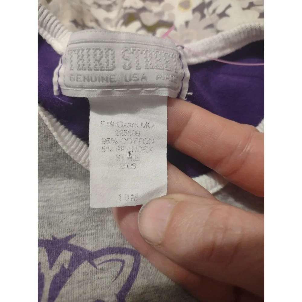 VTG Third Street Kansas State Wildcats Baby Bodysuit 18 Months‎ Made In The USA